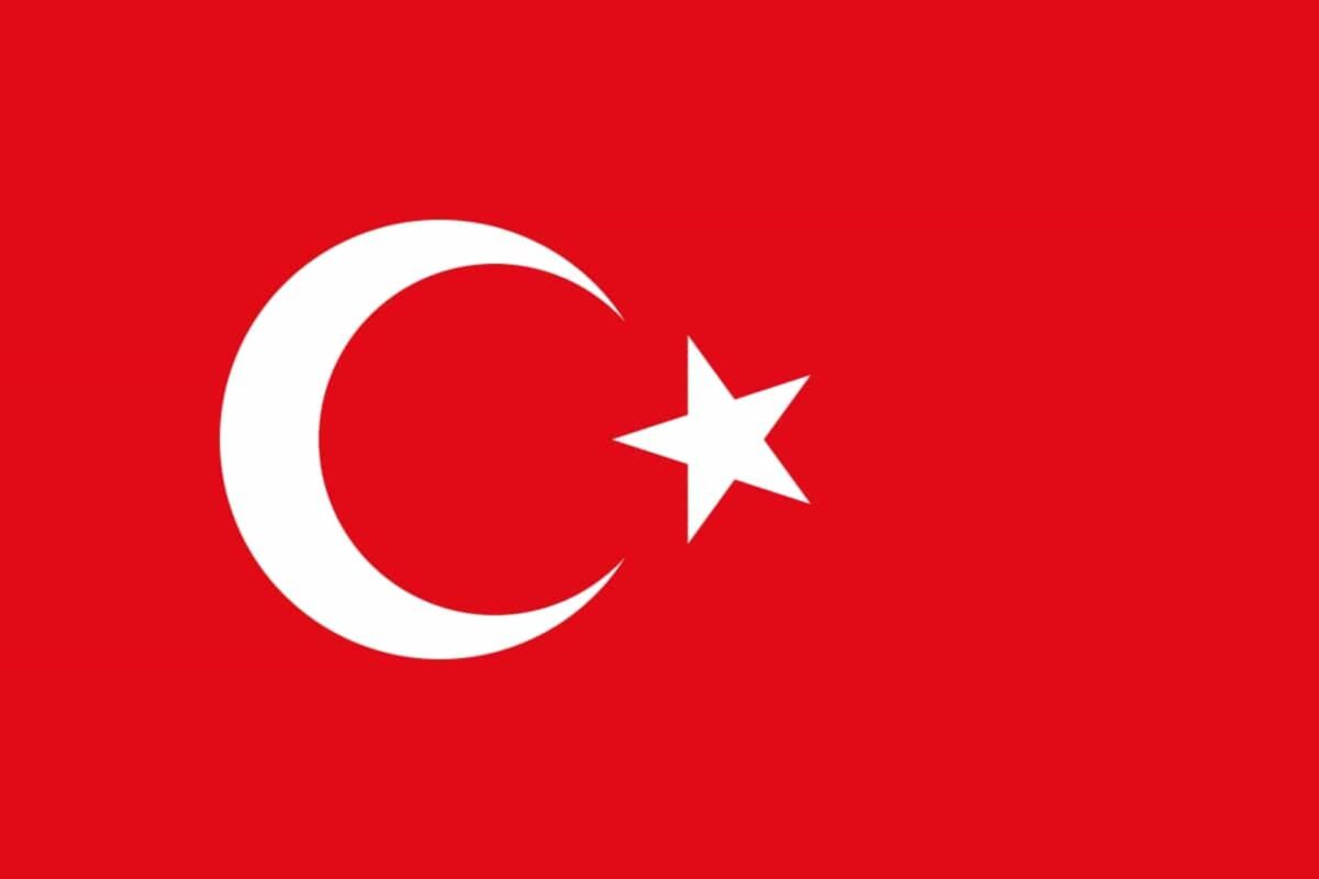 Türkiye-flag, symbol på nyheder fra landet på Innovando News