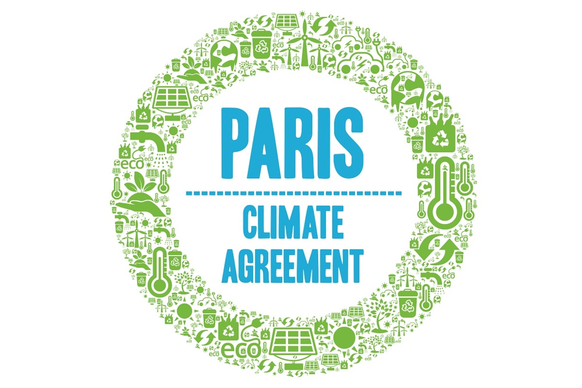 Cambiamento climatico: il logotipo dell’Accordo di Parigi sul Clima