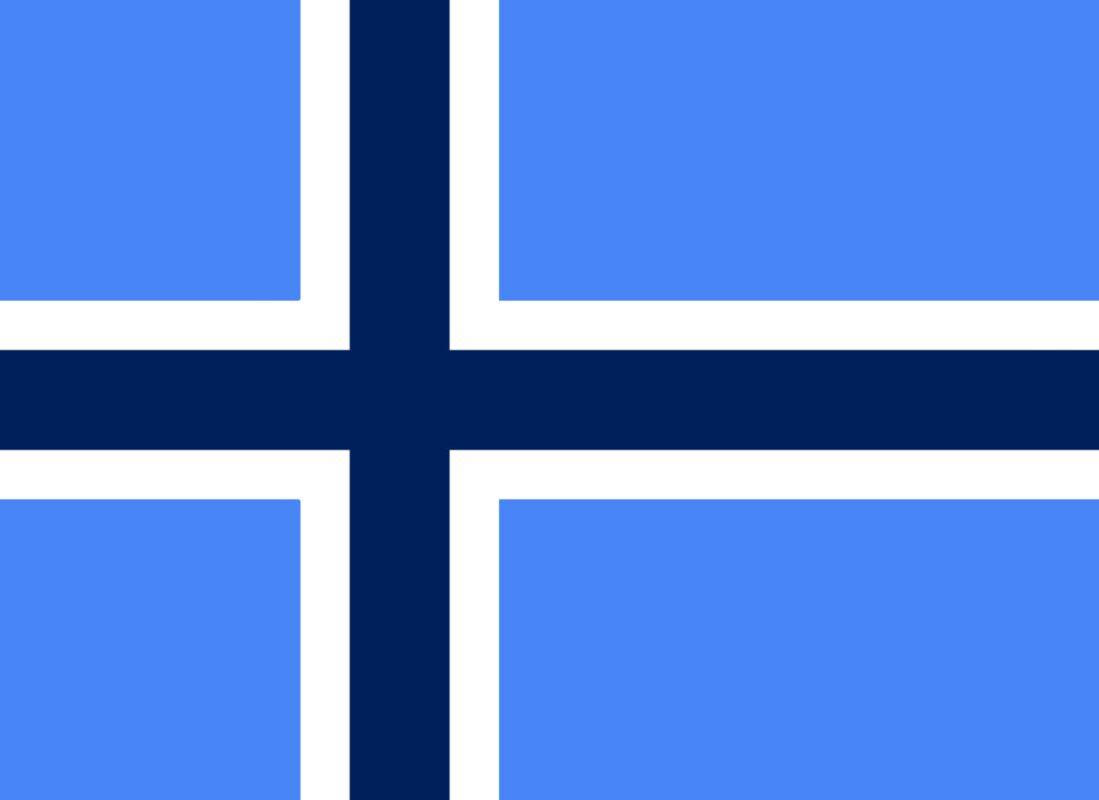 Bandiera delle Svalbard, simbolo delle notizie dal territorio su Innovando News.