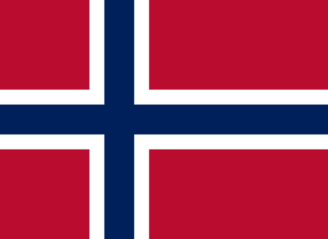 Bandiera della Terra della Regina Maud, simile a quella della Norvegia, simbolo delle notizie dalla regione su Innovando News