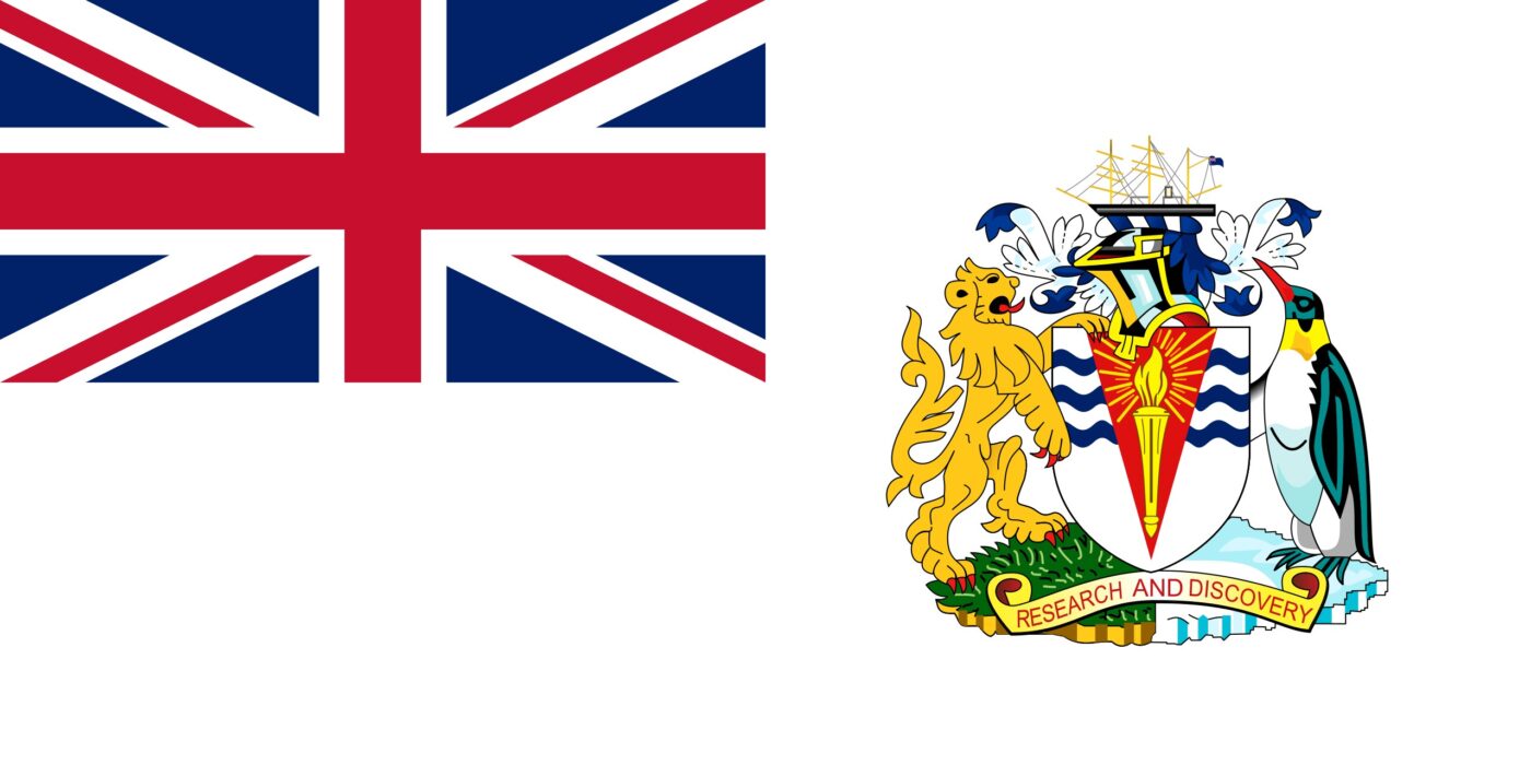 Vlag van het Brits Antarctisch Territorium, symbool voor nieuws uit het gebied op Innovando News.