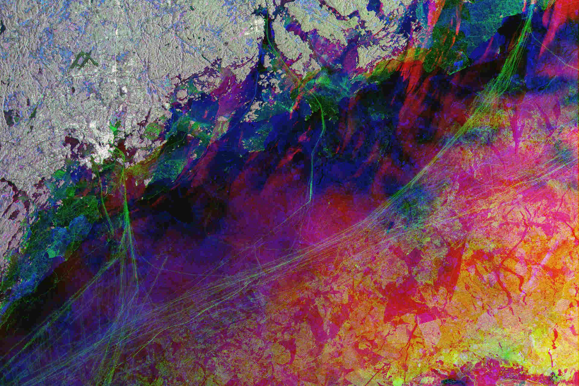 Immagini satellitari e IA per catturare la plastica negli oceani