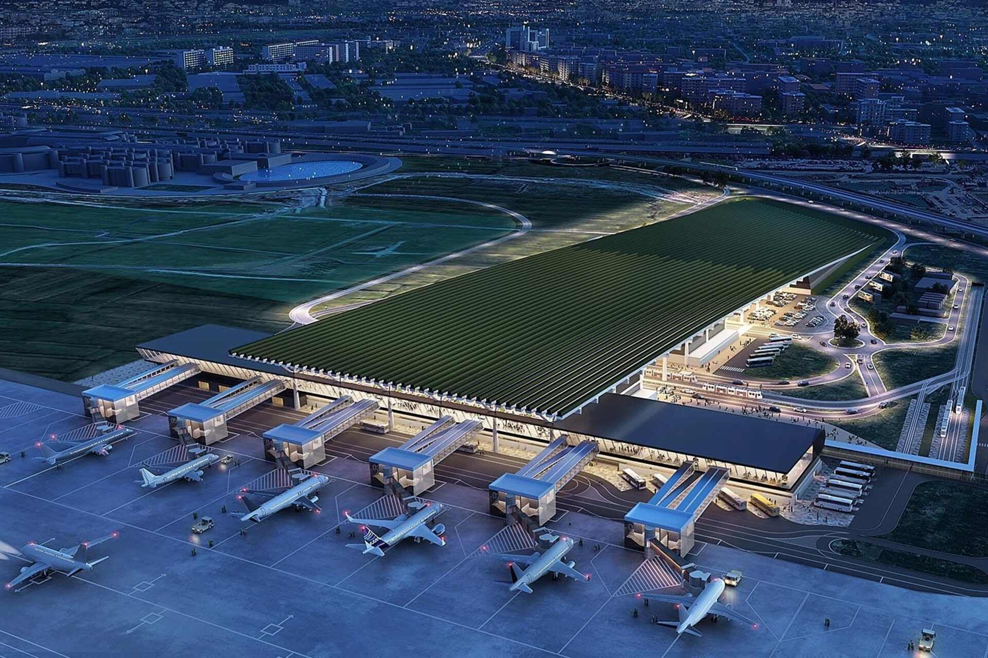 Un vigneto di 7 ettari sul… tetto del nuovo aeroporto di Firenze