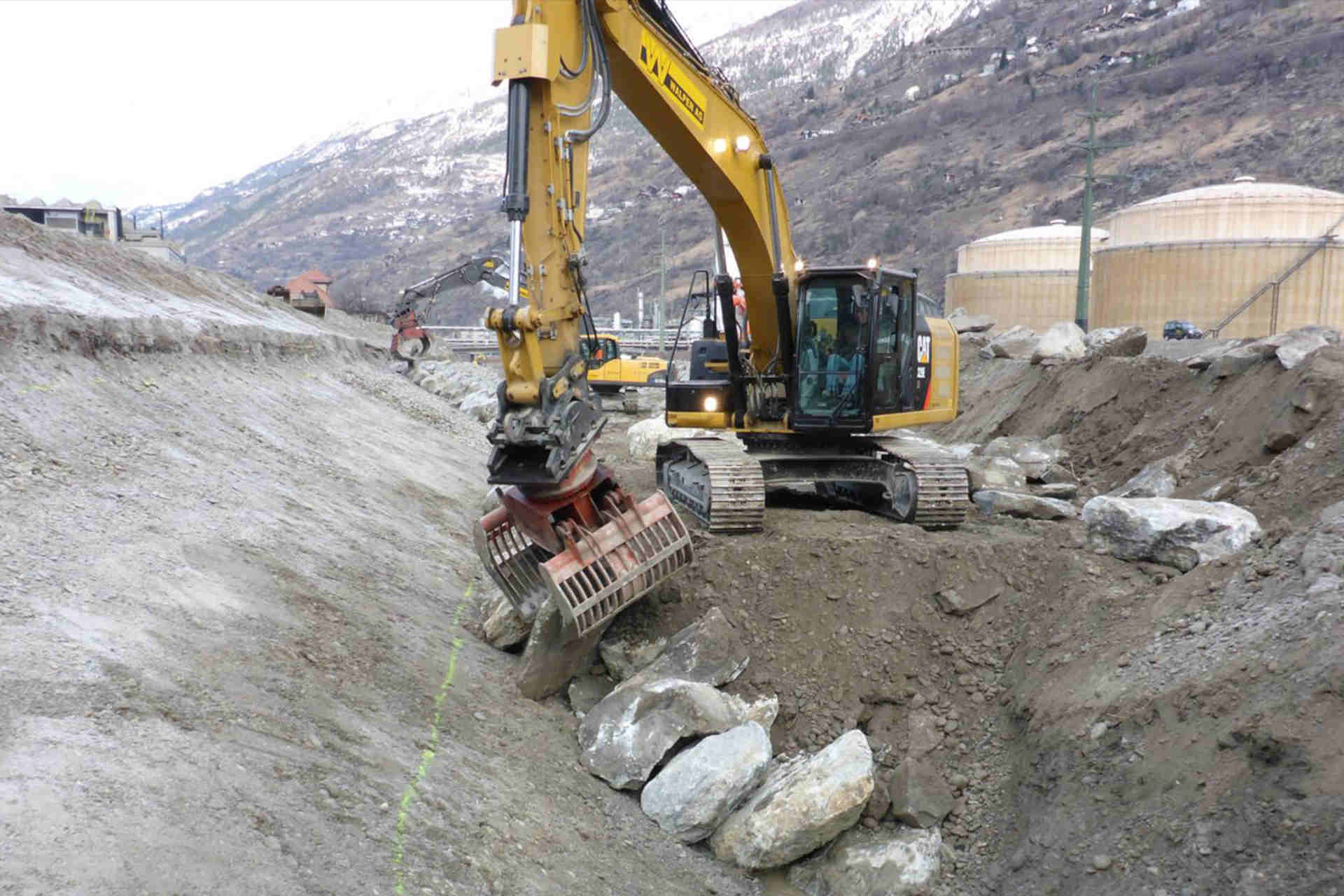 Monitoraggio a fibra ottica per il controllo del Po e del Rodano