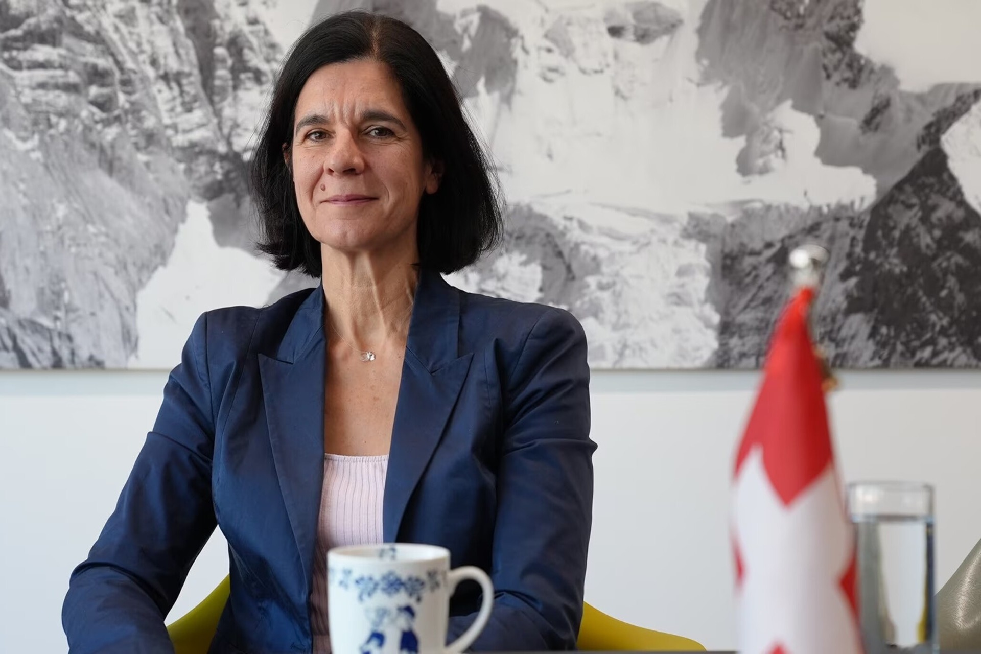 Berna-Zagabria: Lynette Šikić-Mićanović dell’Istituto di Ricerca Sociale “Ivo Pilar” durante una visita all'ambasciata della Svizzera in Croazia