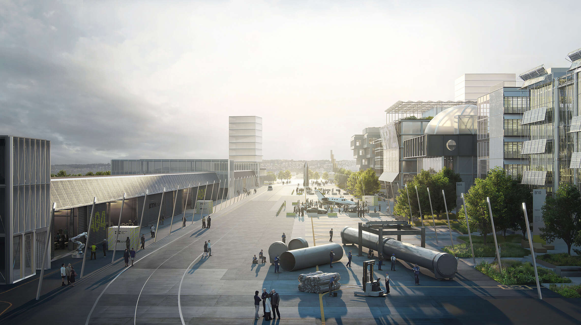 Switzerland Innovation Park Zurich: il piazzale