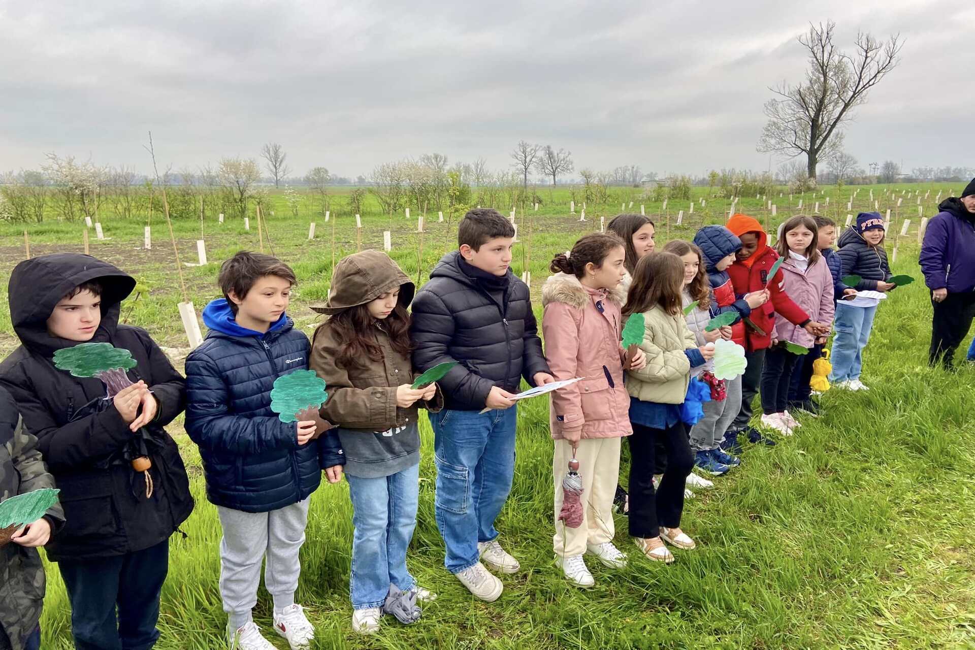 Riforestazione urbana: due nuovi boschi periurbani, per 1084 tra alberi e arbusti e 9.000 metri quadrati di superficie, sono stati inaugurati a Sissa Trecasali (Parma)