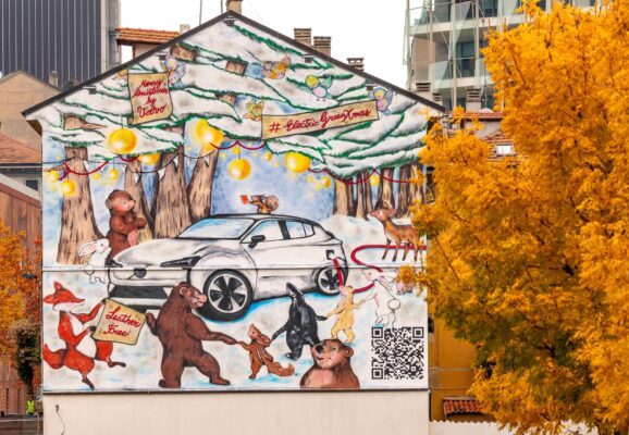 A Milano un innovativo murale Volvo per… purificare l’aria