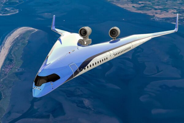 Un aereo sdoppiato a forma di “V” per un’aviazione sostenibile
