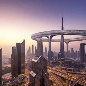 Un anello-edificio a 550 metri d’altezza nella skyline di Dubai