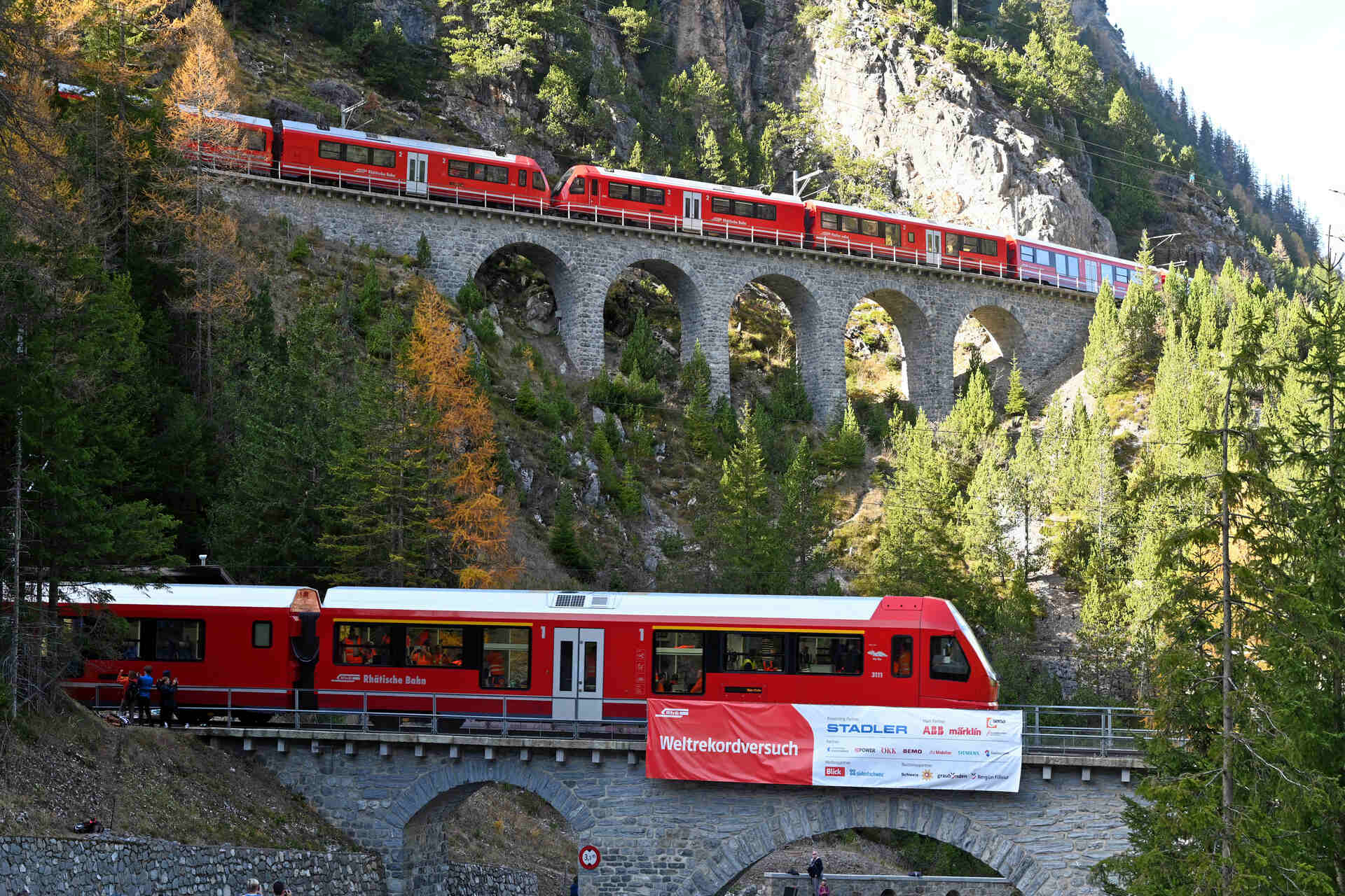 È grigionese il treno a scartamento ridotto più lungo del mondo