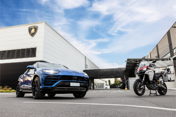 Innovativo sistema di "dialogo" moto-auto da Lamborghini e Ducati