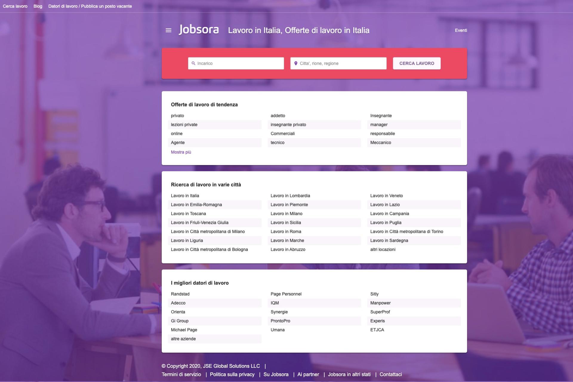 Cercare lavoro, con JOBSORA diventa notevolmente più facile