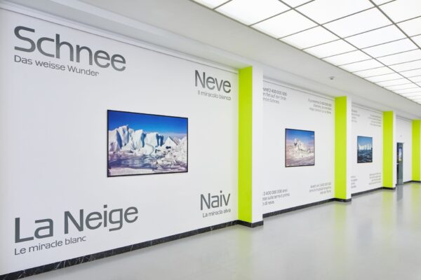 Uventet sne i Bern i en innovativ udstilling