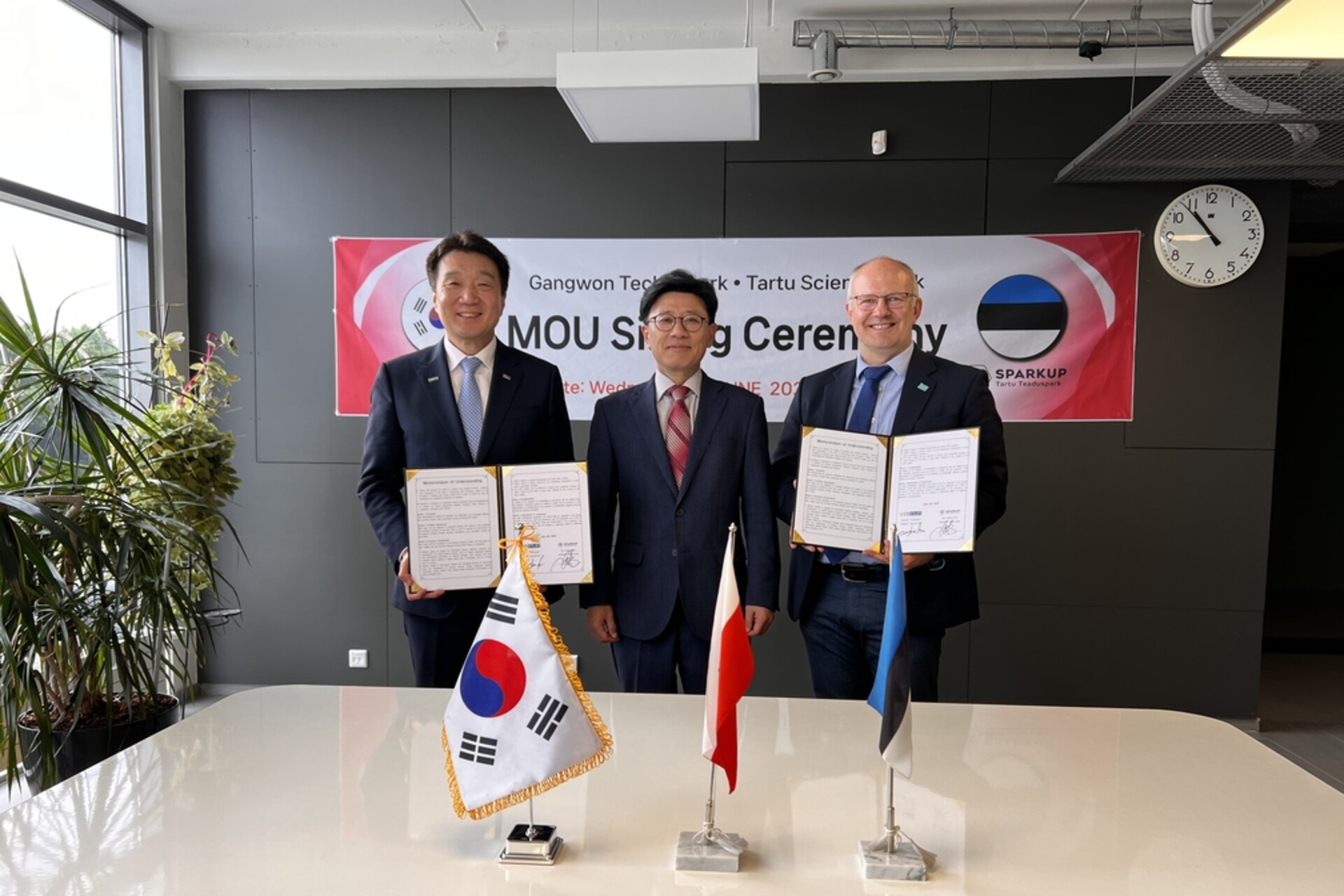 Estonia e Corea del Sud: accordo fra Hur Jang-Hyun e Andrus Kurvits