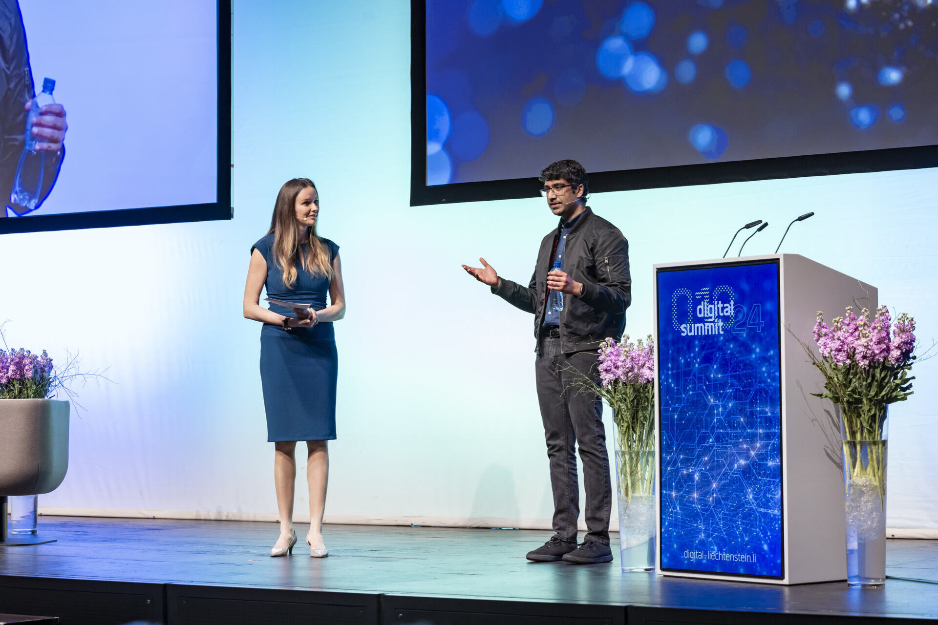 Fotogallery Digital Summit: Sunnie J. Groeneveld e Akshay Krishnaswamy