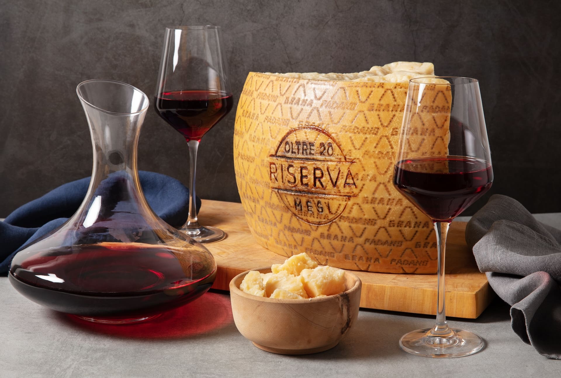 Grana Padano e vini: storia di un matrimonio elettivo