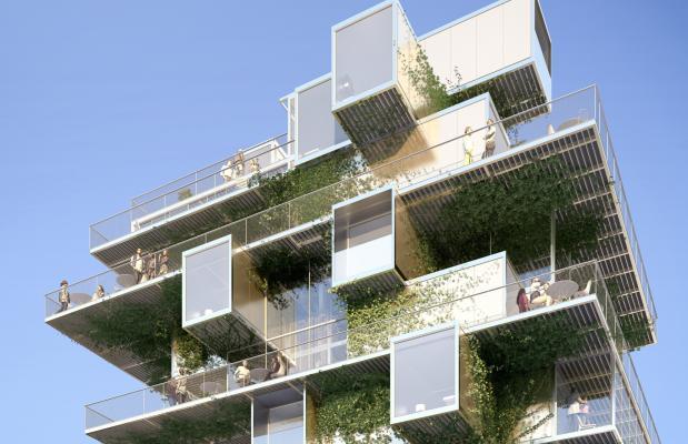 Reinventare per innovare: villaggio verticale ecologico a Montpellier