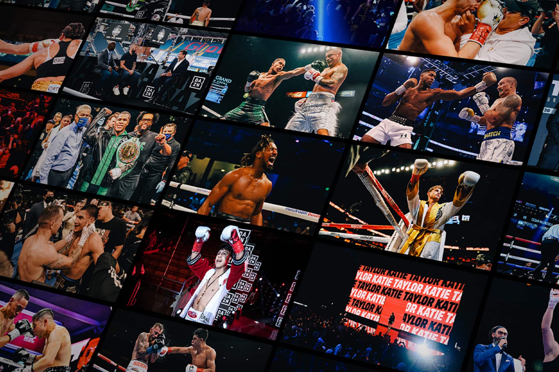 Un'immagine del servizio streaming DAZN