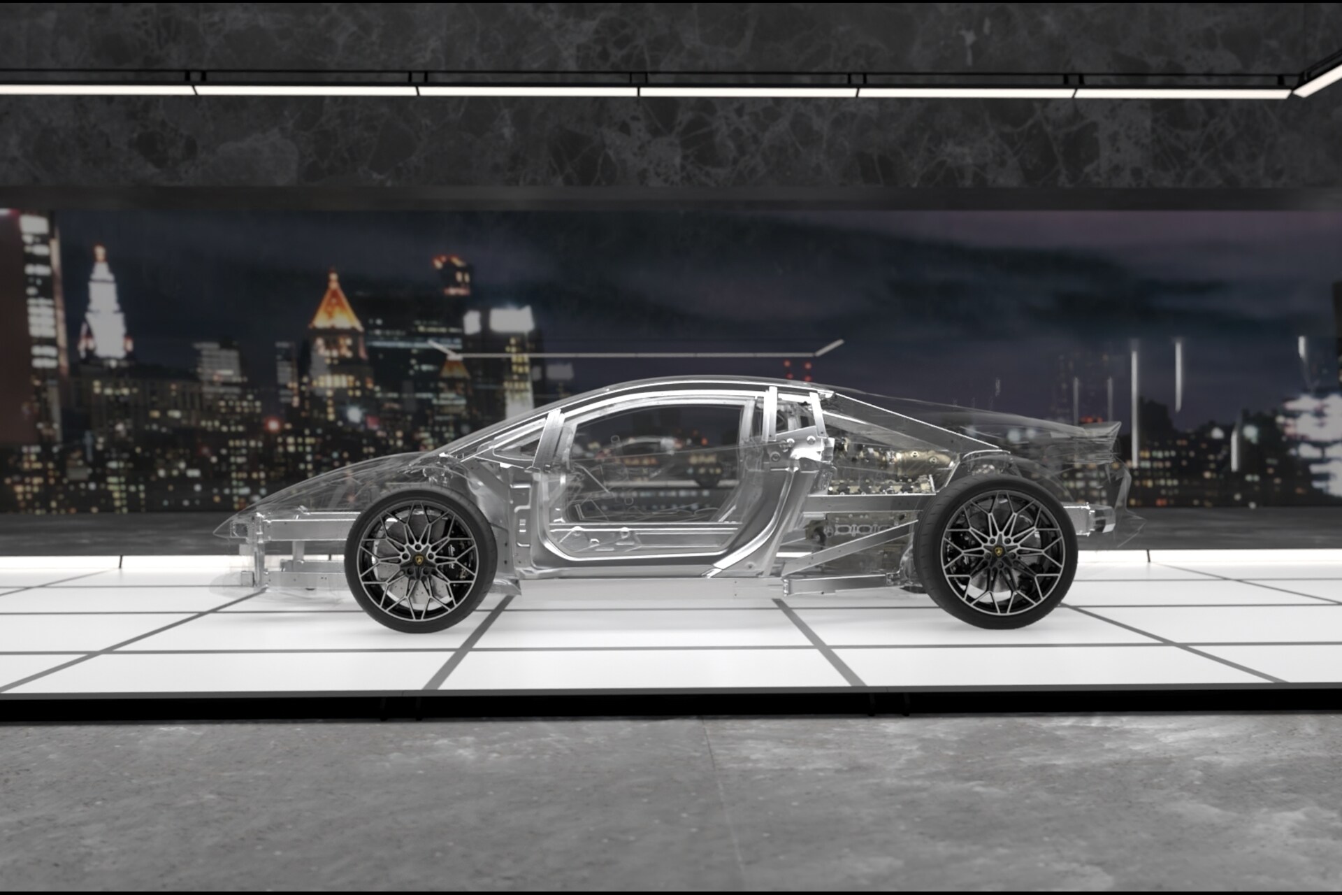 Lamborghini Temerario: il video del nuovo telaio spaceframe multi-tecnologico