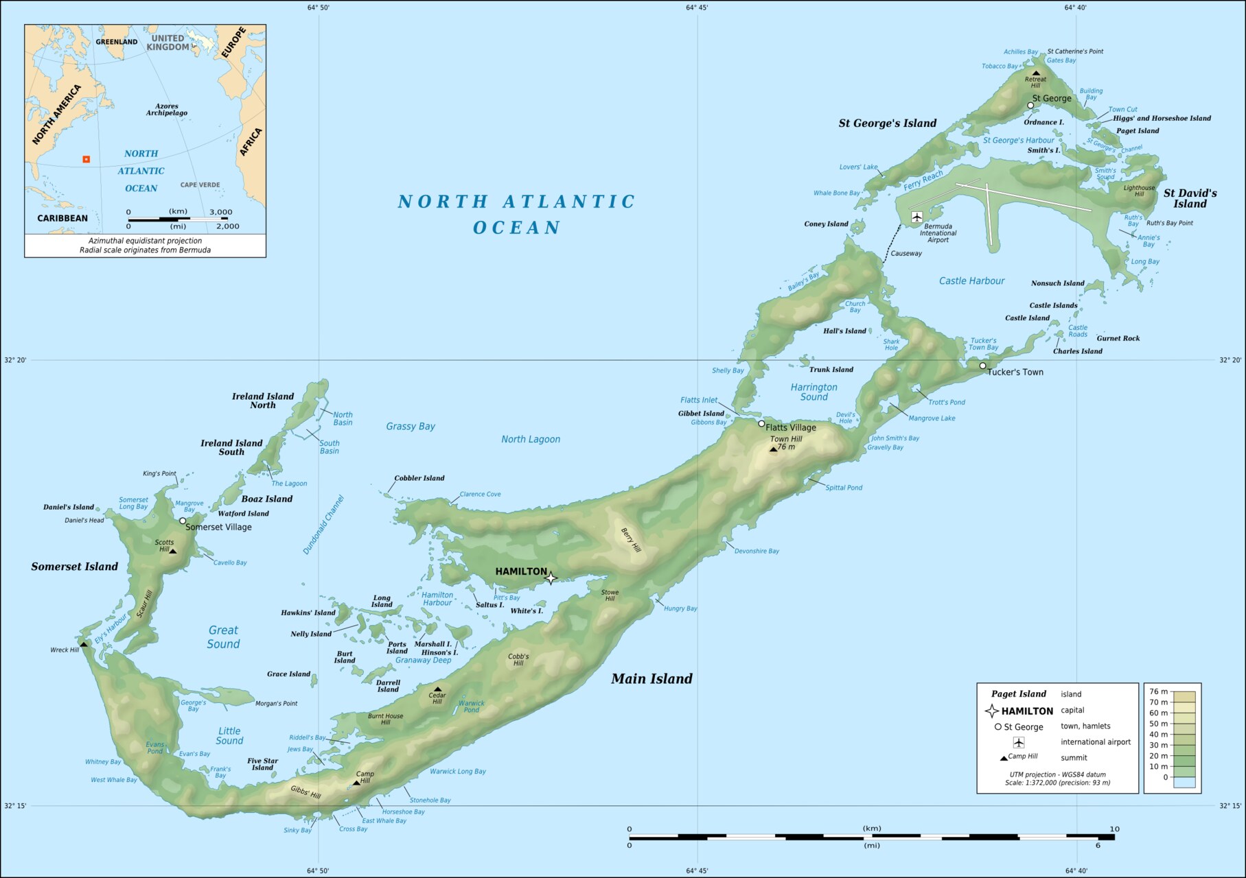 Bermuda: un dominion britannico scoperto dallo spagnolo Juan de Bermúdez nel 1505