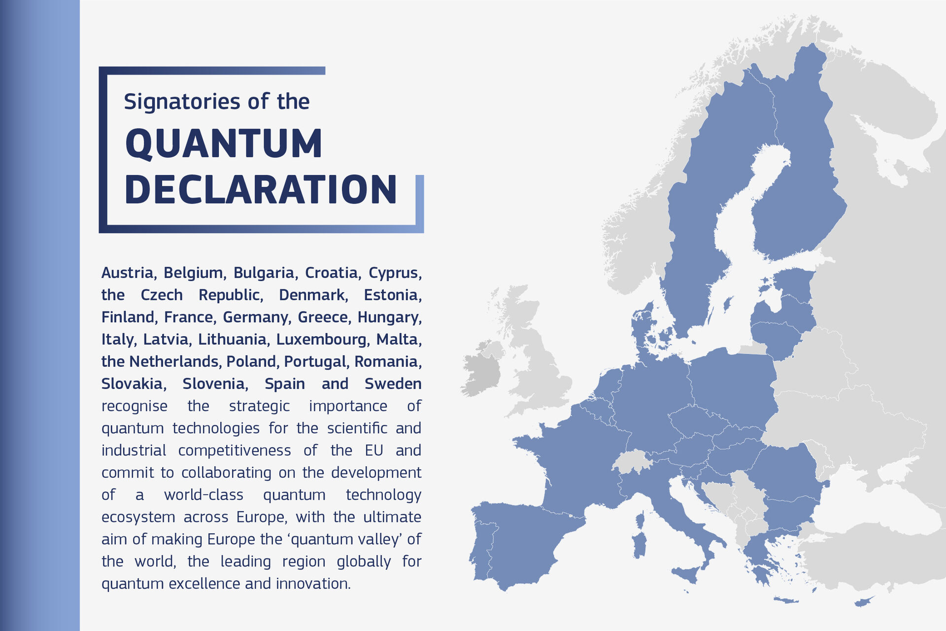 Quantum Alliance: la "European Declaration on Quantum Technologies" farà della UE una regione leader