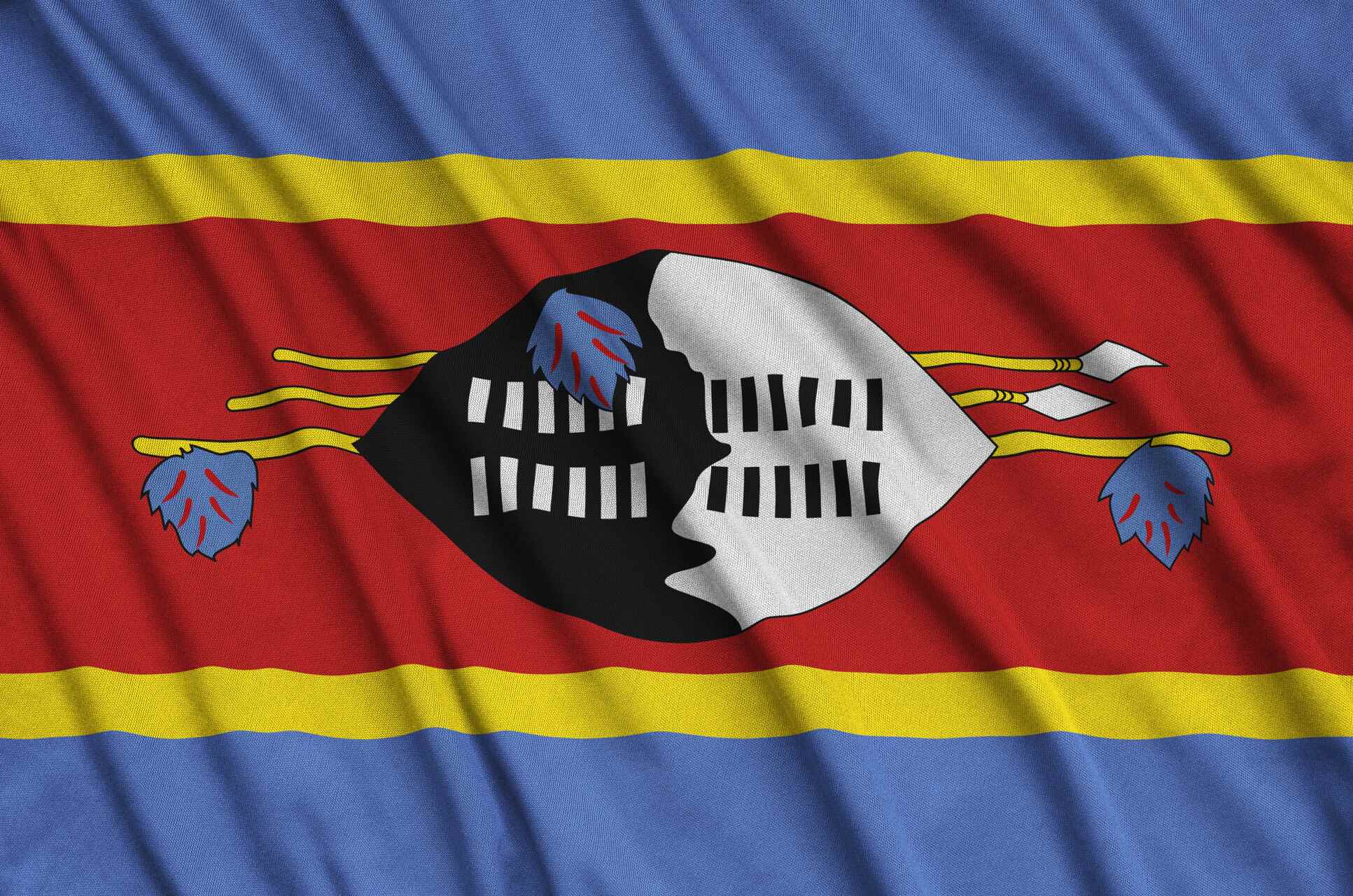 eSwatini: la bandiera del Regno africano adottata nel 1968