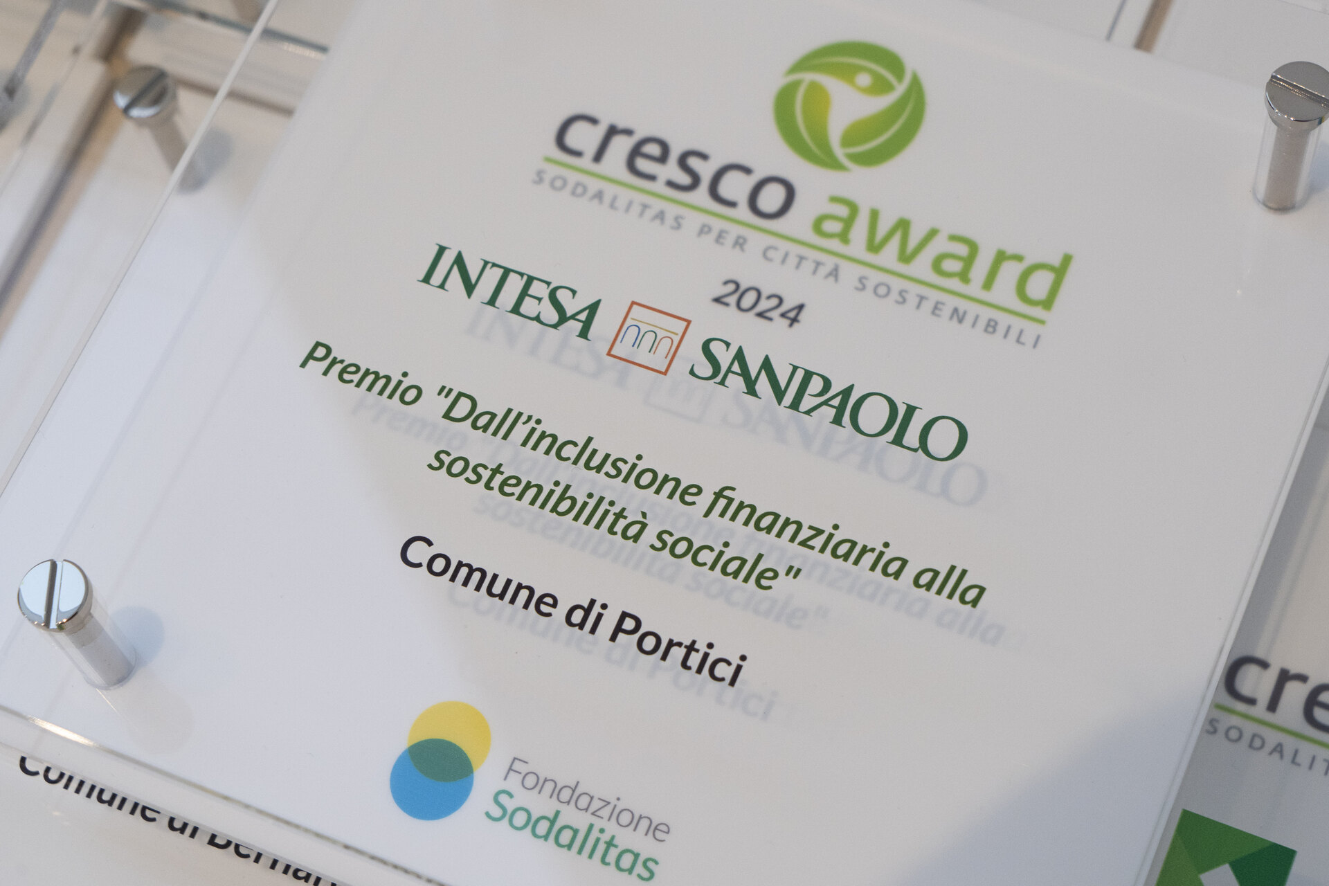 Sodalitas: nel 2024 il Cresco Award anche al Comune di Portici (Napoli)