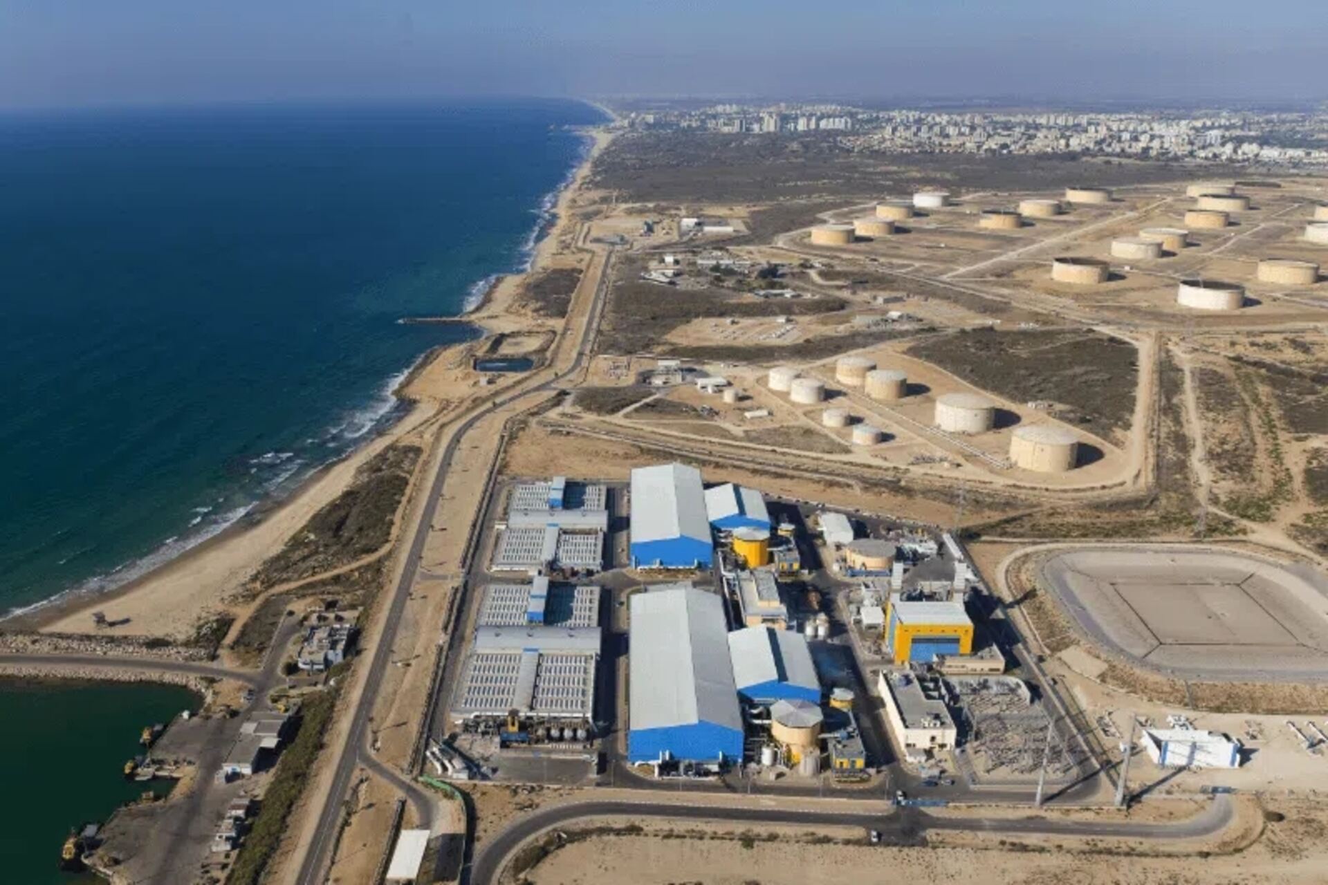 Desalinizzazione in israele: l'impianto di Ashkelon