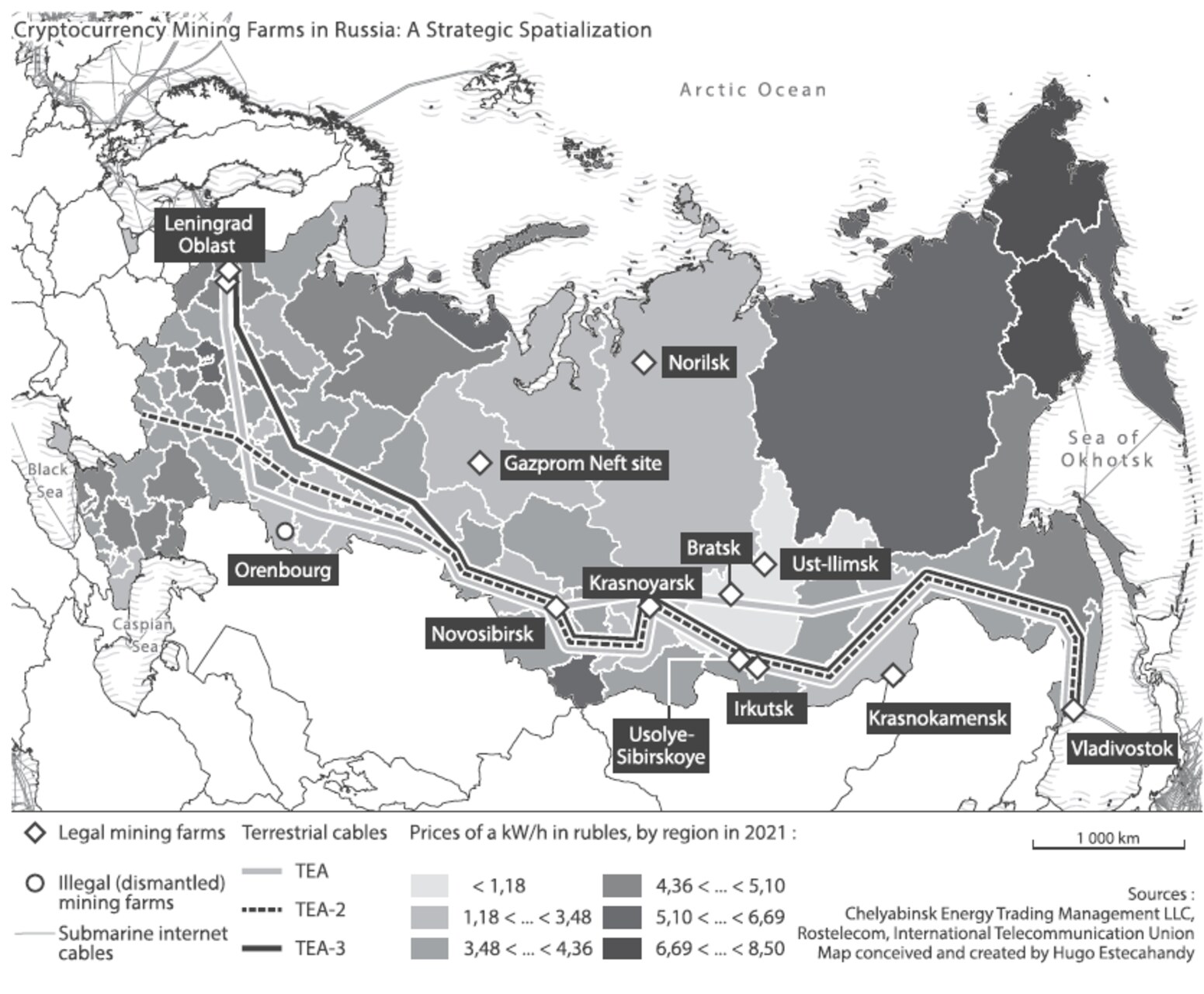 Siberia orientale: il mining di criptovalute funziona grazie al clima freddo e all'energia a basso costo