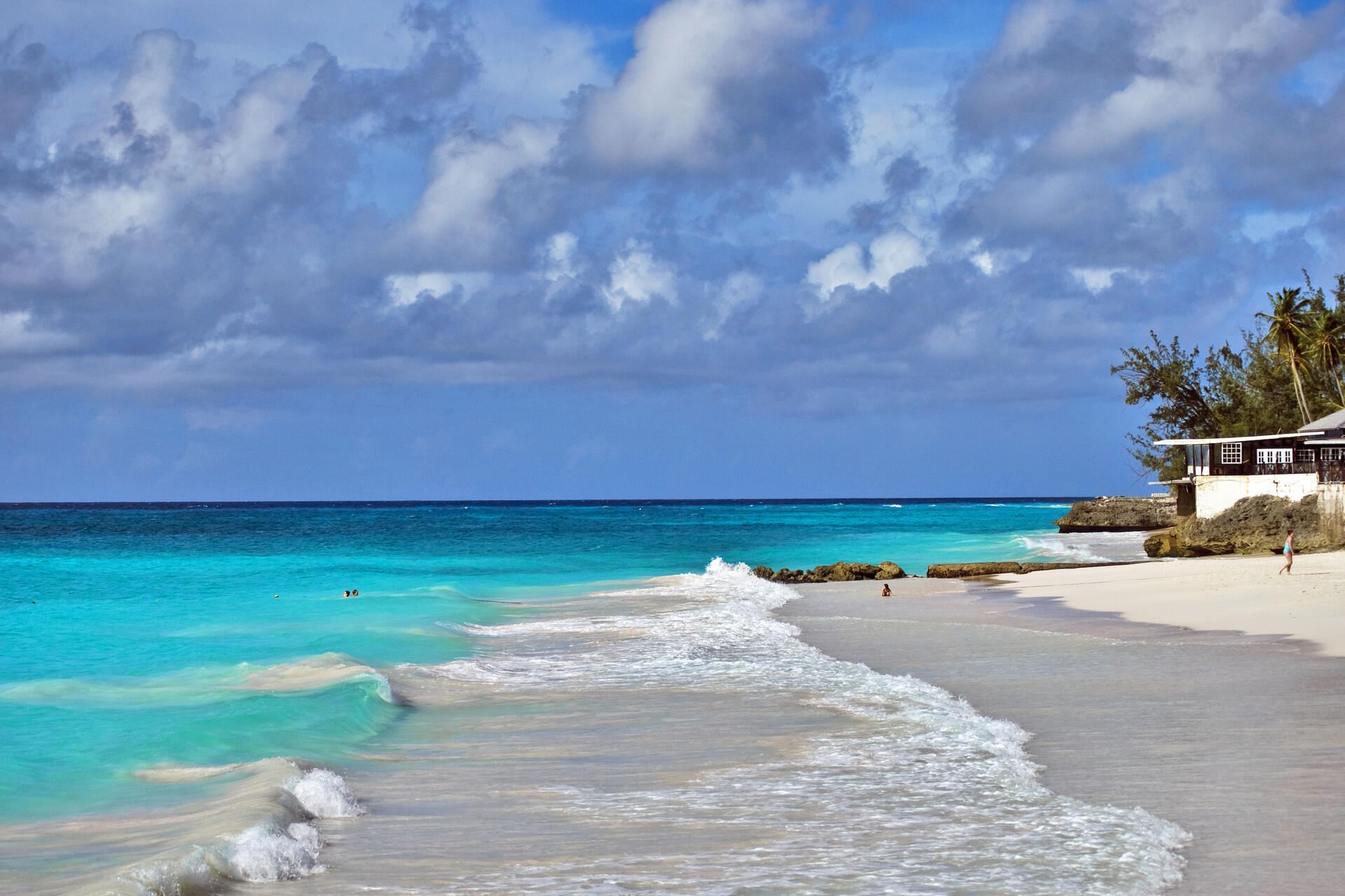 Finanza climatica: una spiaggia di Barbados