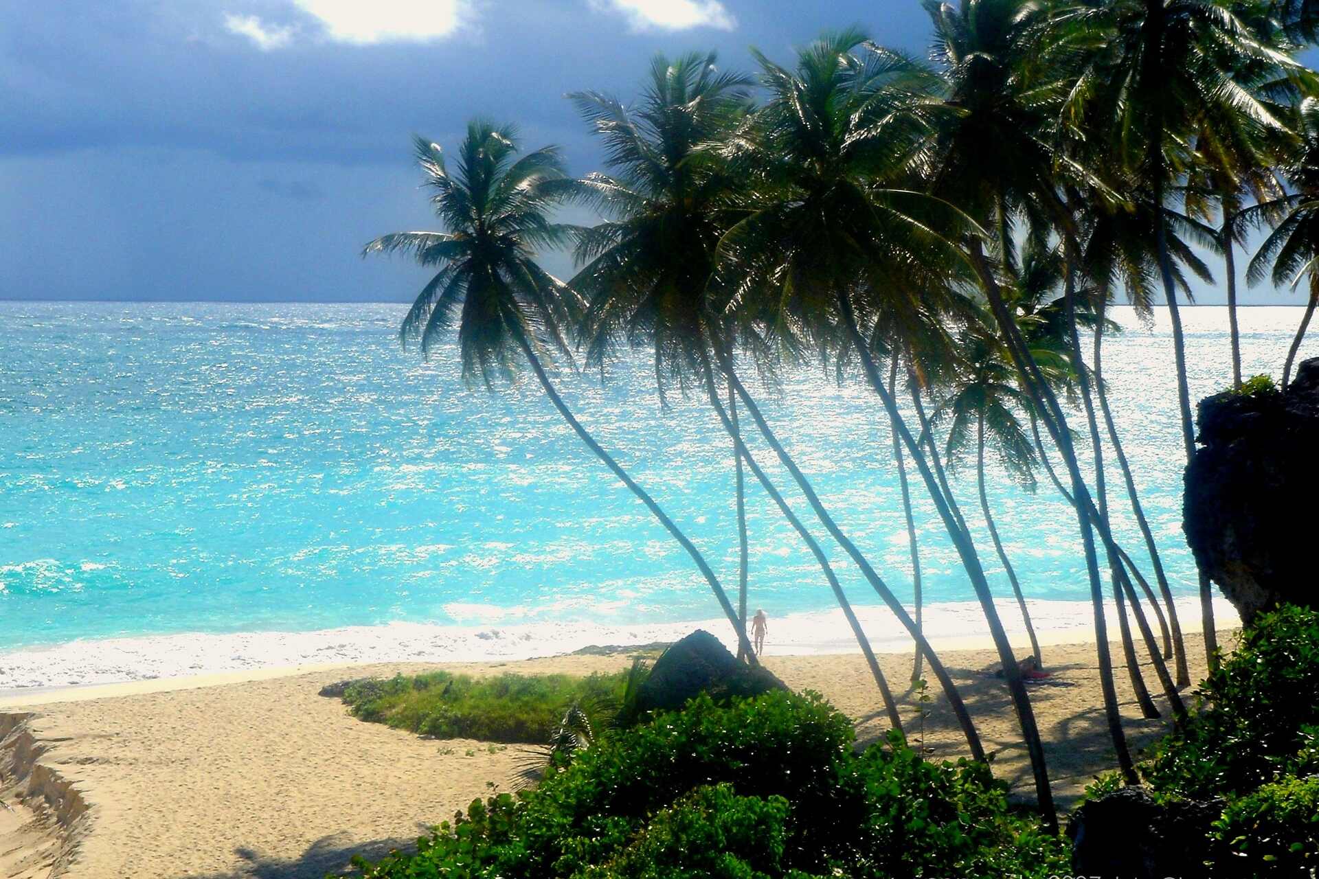 Finanza climatica: una spiaggia di Barbados