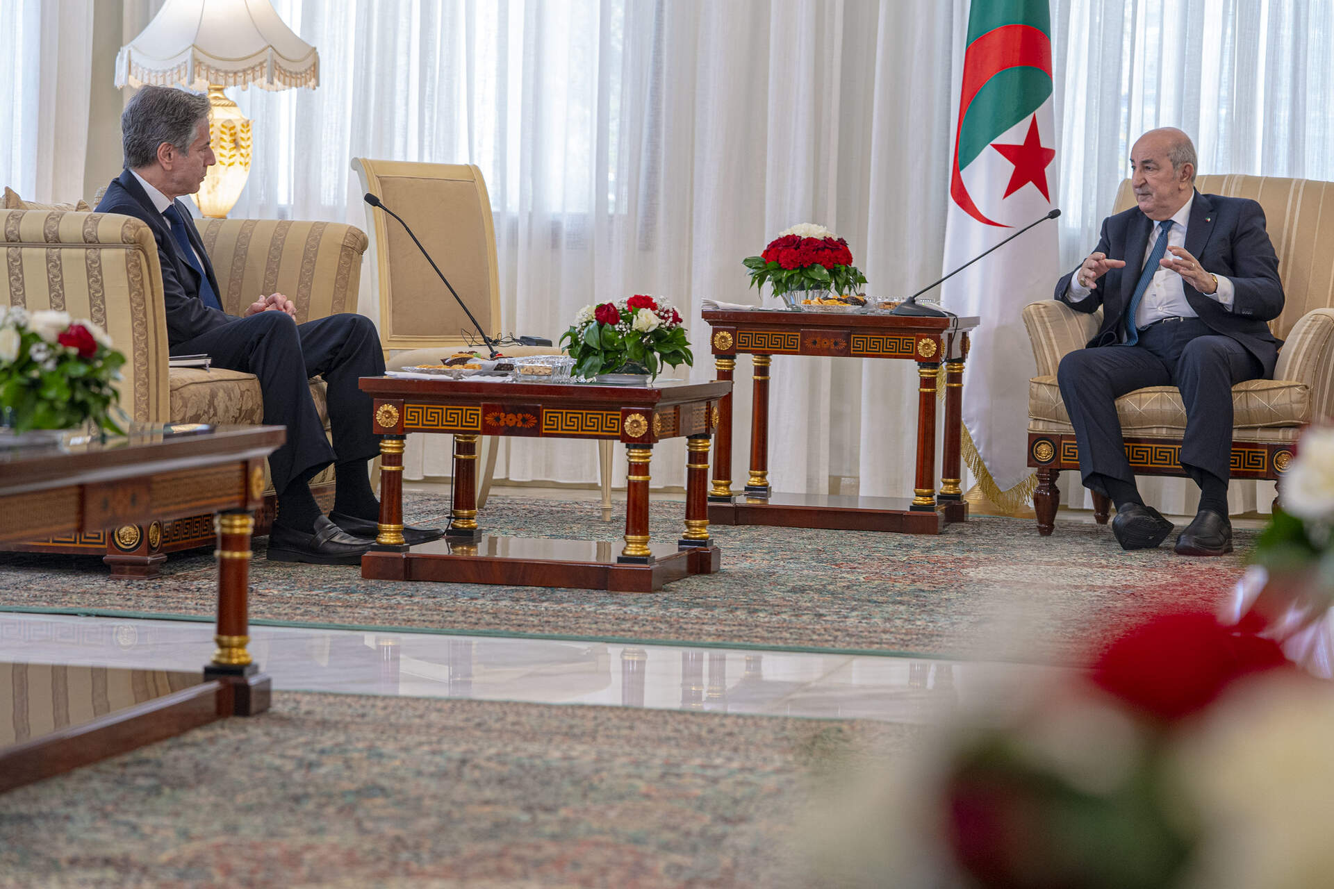 Crescita dinamica delle startup: il Presidente algerino Abdelmadjid Tebboune con Antony Blinken, Segretario di Stato degli Stati Uniti d’America