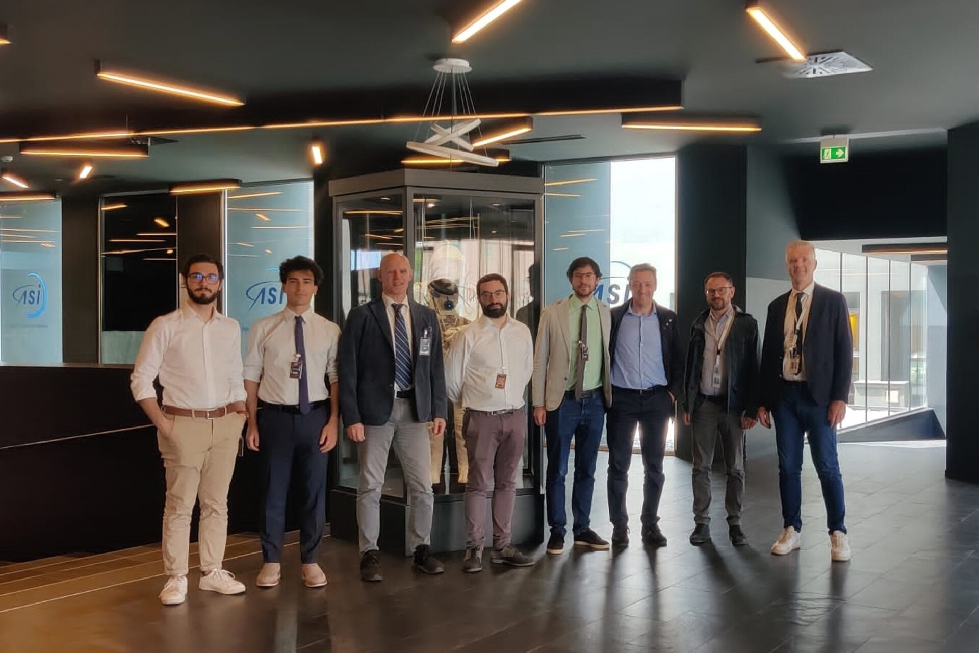 Nucleare sullla luna: I partecipanti all'incontro di avvio del progetto SELENE presso la sede dell’Agenzia Spaziale Italiana di Roma