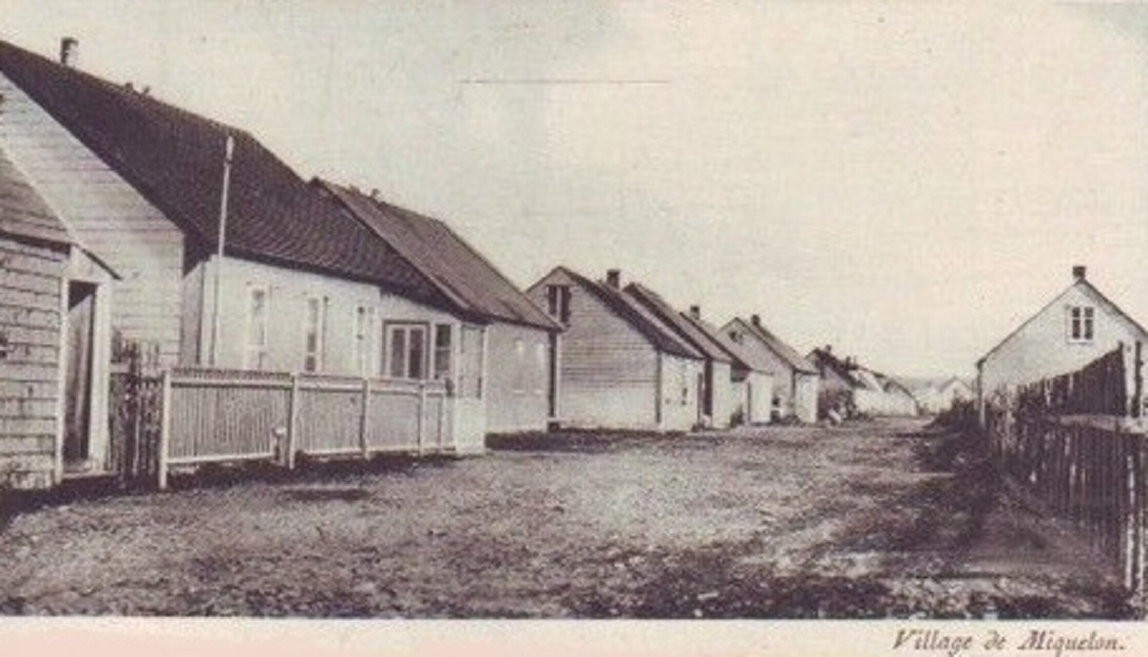 MIquelon: Il villaggio francese in Nord America verso il 1930