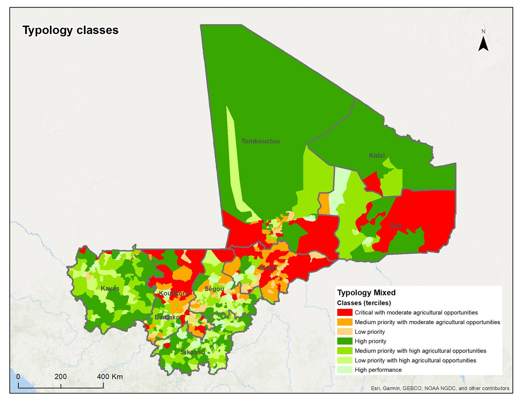 Irrigazione su piccola scala: principali aree agricole in Mali