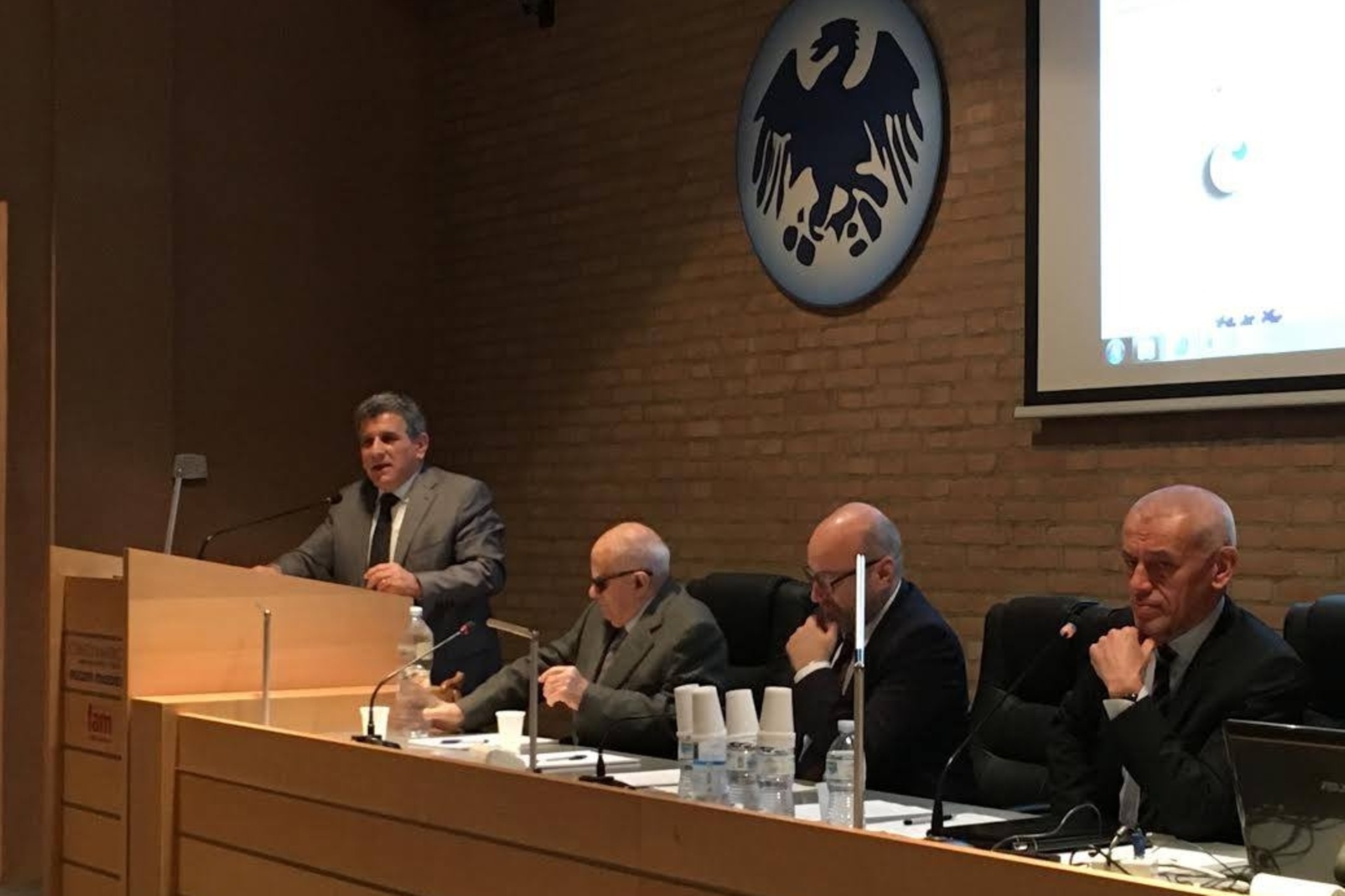 Mario Veronesi: con i giornalisti italiani sul distretto biomedicale