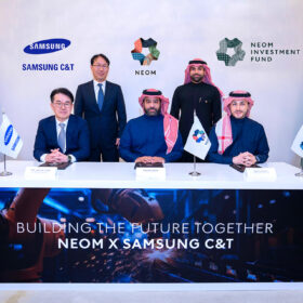 NEOM e Samsung: la robotica per rivoluzionare le costruzioni