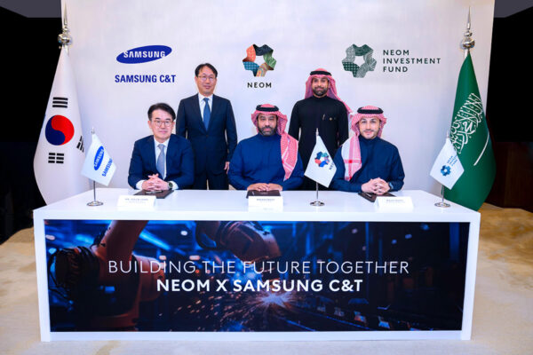 NEOM en Samsung: robotica zal de bouw radicaal veranderen