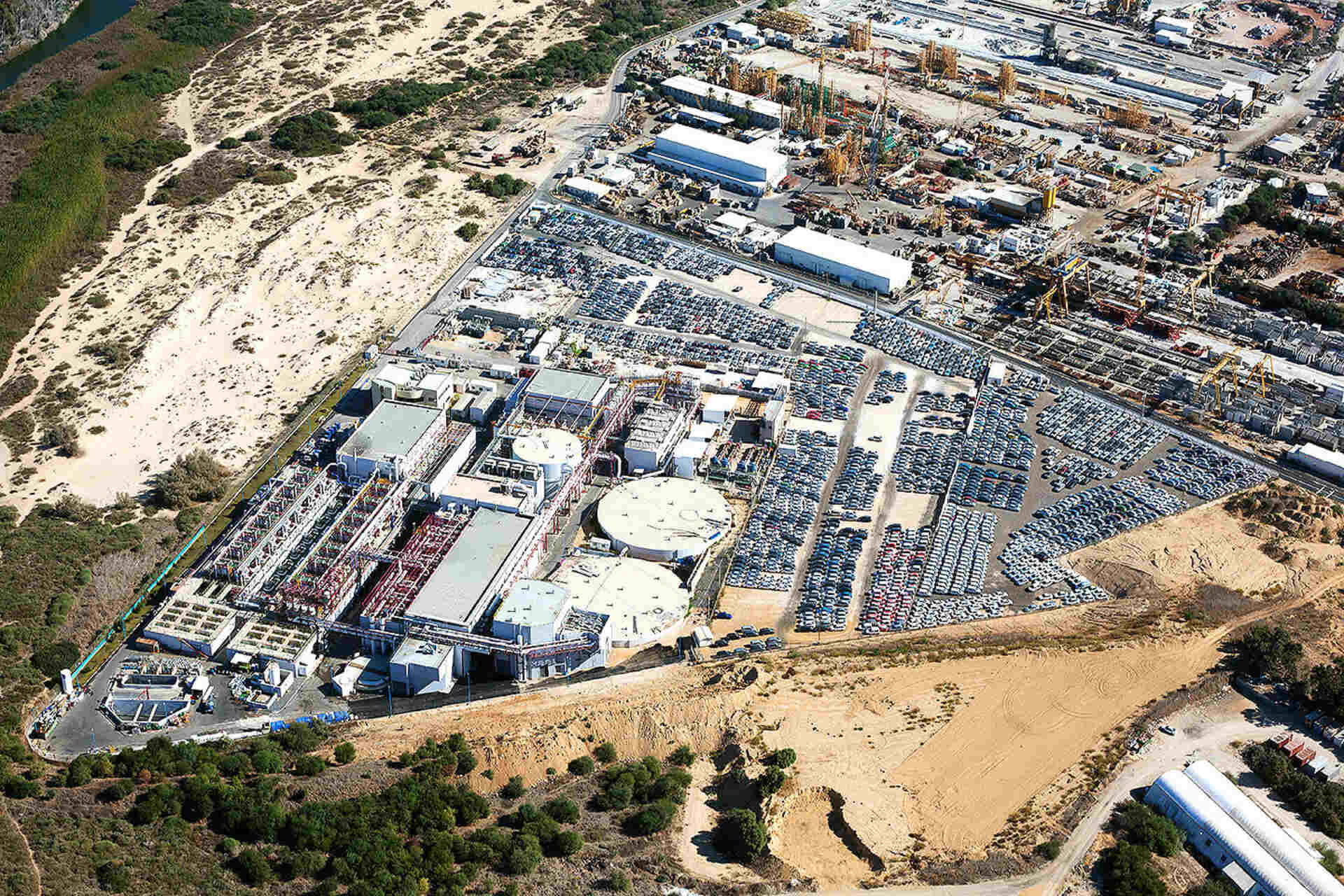 Desalinizzazione in israele: l'impianto di Palmachim