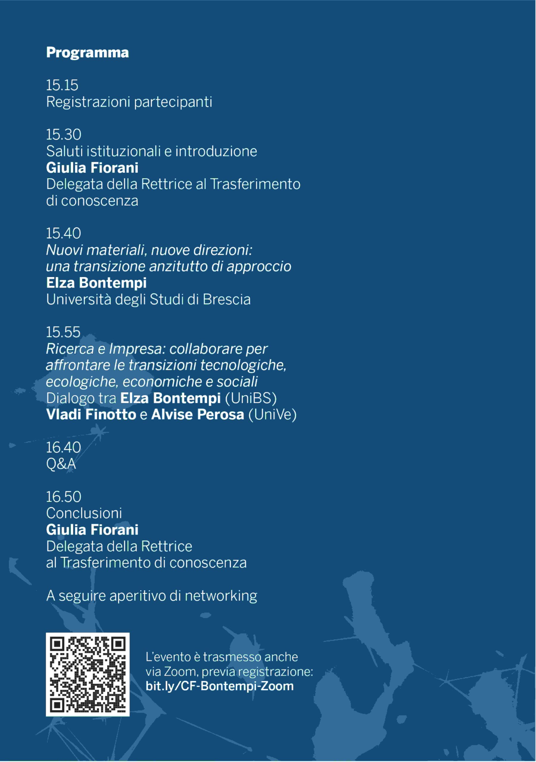 Ca' Foscari: la locandina dell’evento “Da soli più veloce, insieme più lontano”