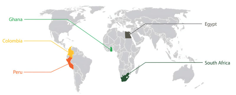 Rifiuti elettronici: Colombia, Egitto, Ghana, Perù, Sudafrica e Svizzera nel programma "Sustainable Recycling Industries"