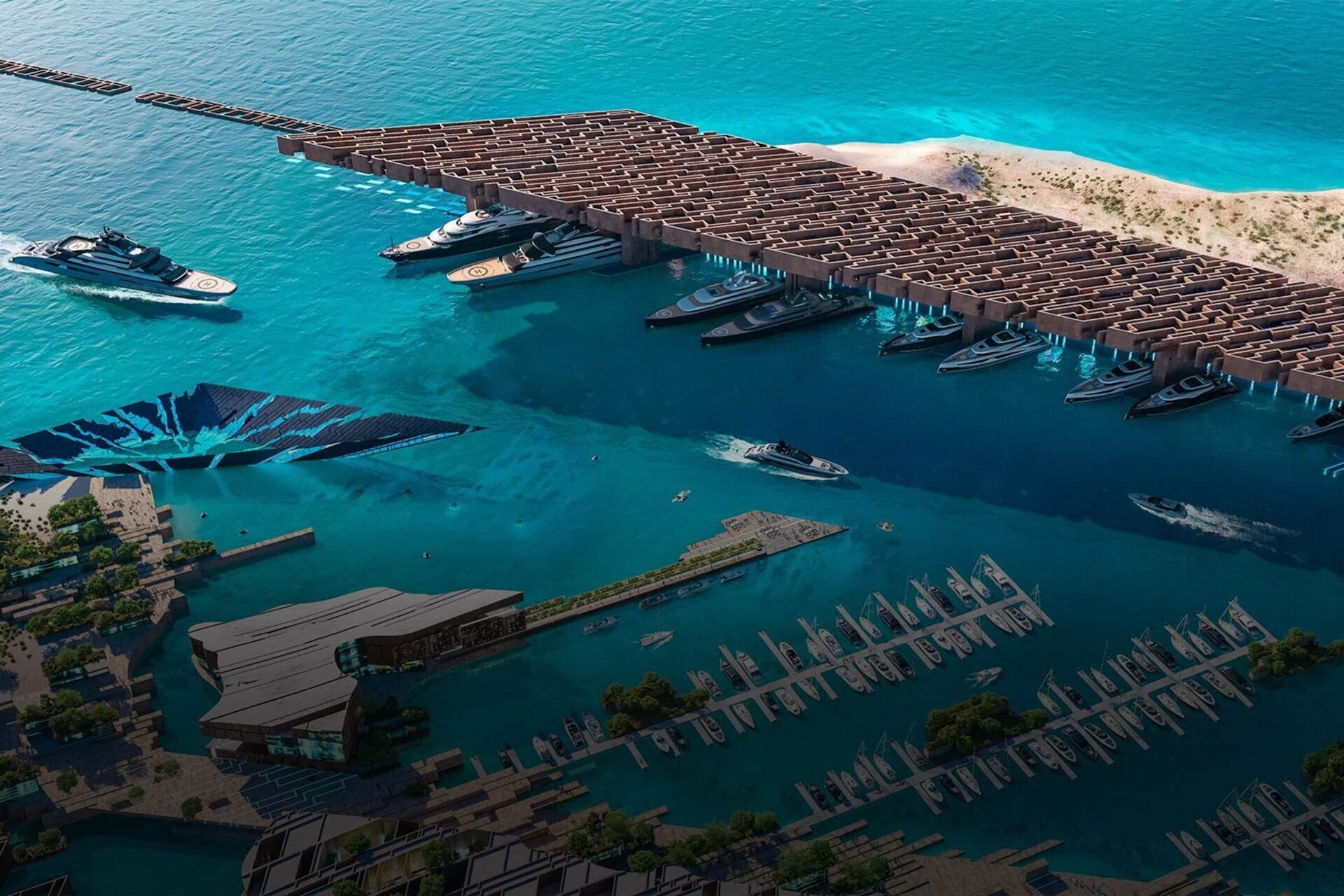 Jaumur: il porto turistico di Jaumur si erge come punto focale di questa nuova comunità di lusso