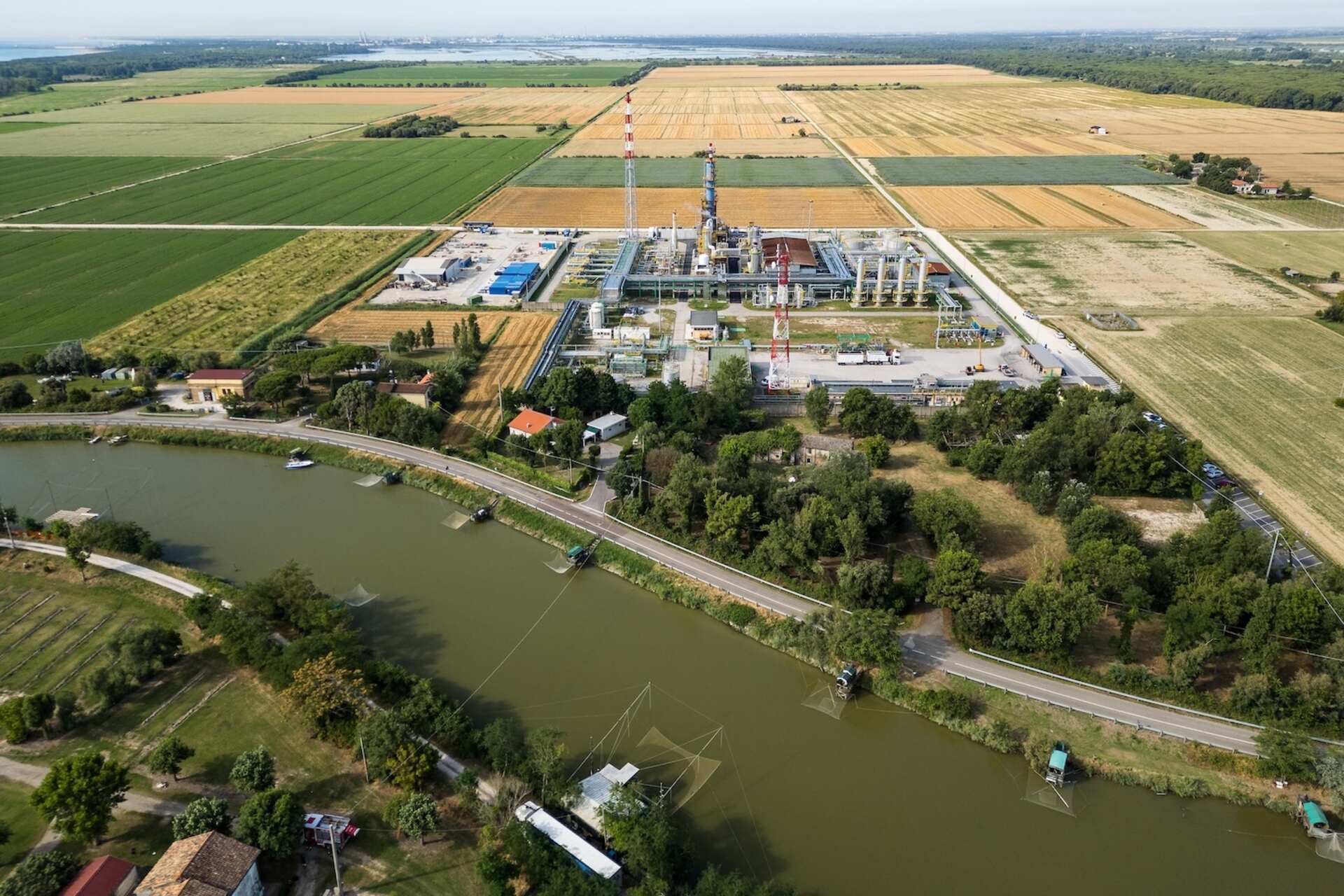 Ravenna CCS: la centrale di Casalborsetti, punto di partenza del progetto di cattura della CO2
