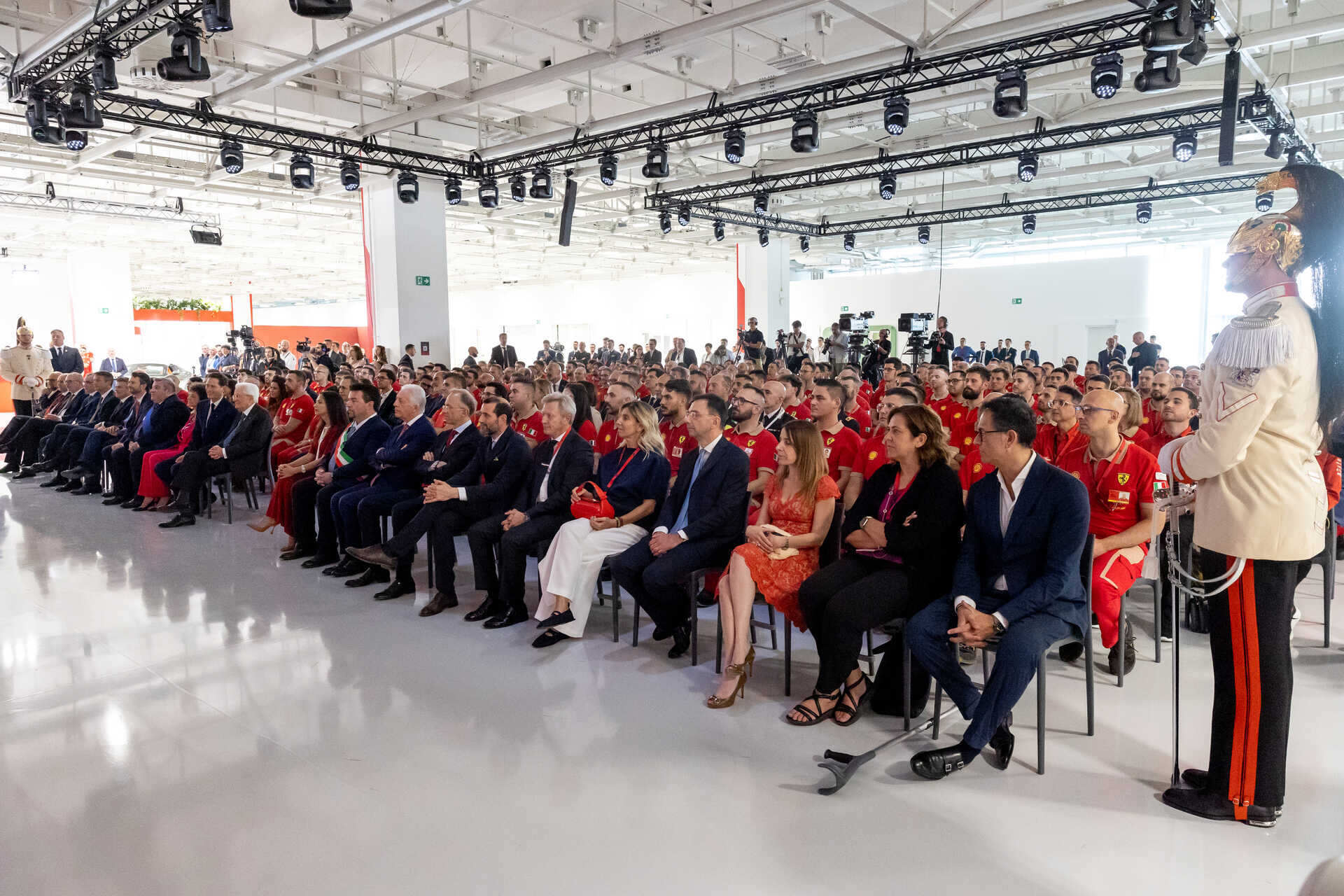 Ferrari e-building: gli ospiti all'inaugurazione a Maranello