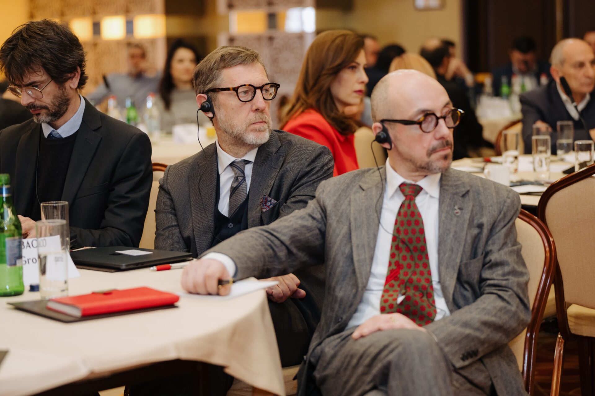 Vino armeno: Christian Schingo, Senior Project Manager & Business Developer, Dario Dell'Antonio, Direttore Solution Agri Gov, e Rudy Favaro, Key Account Manager per il Diagram Group