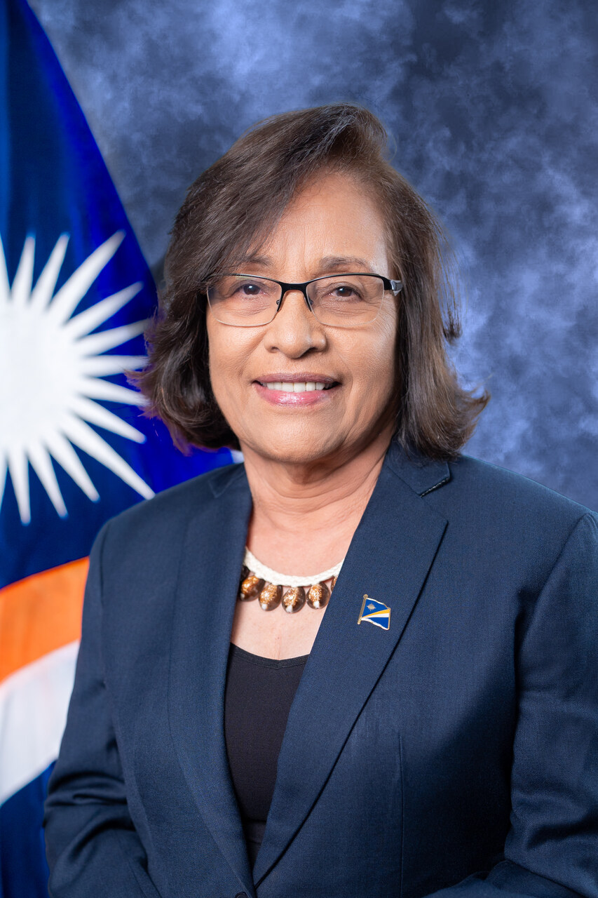 Isole Marshall: la attuale Presidente Hilda Cathy Heine,