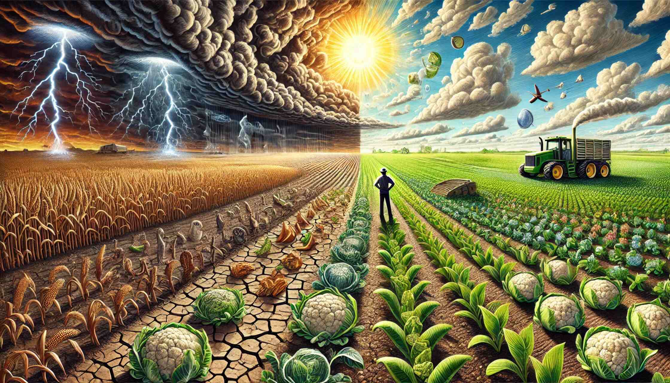 Agricoltura in crisi: il cambiamento climatico fa temere per la produzione agricola