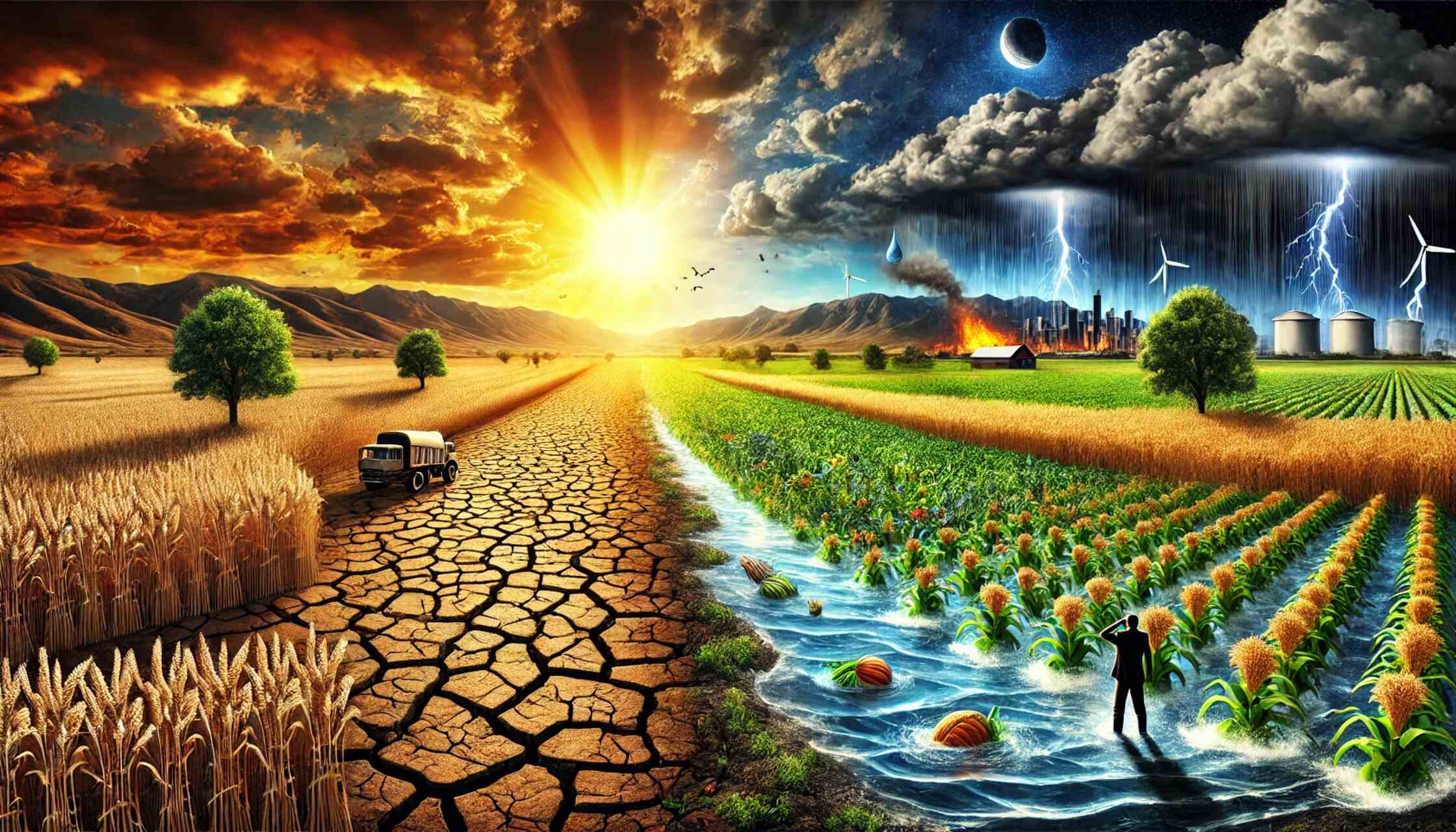 Agricoltura in crisi: il riscaldamento globale minaccia l'agricoltura e la qualità alimentare