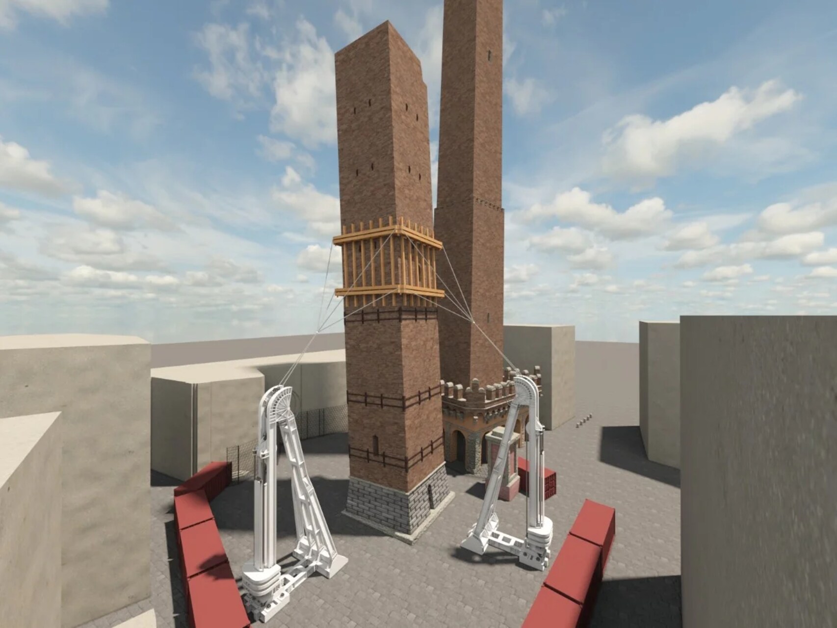 Garisenda: da CINECA e NVIDIA un gemello digitale per salvare la celebre torre di Bologna